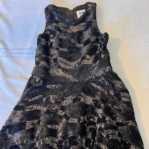 Milly mini’s black sequin dress
